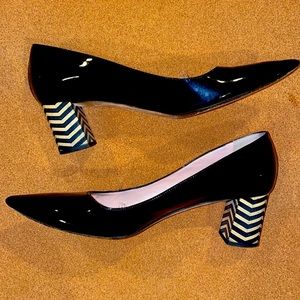 Kate Spade chevron heels. 8.5